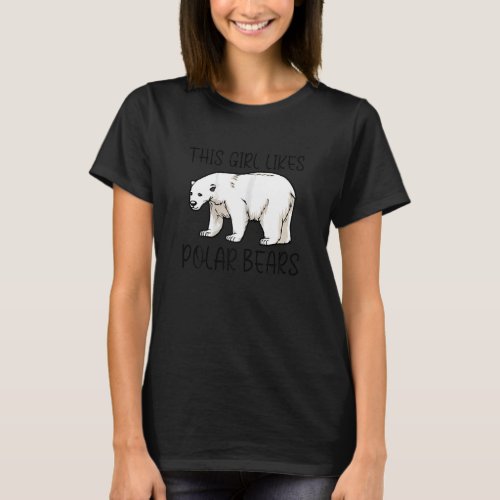 Cute Polar Bears Wilderness Nature Forest Animal T_Shirt
