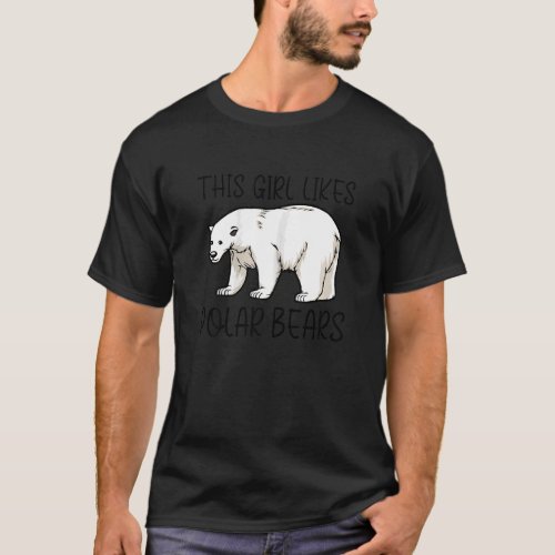 Cute Polar Bears Wilderness Nature Forest Animal T_Shirt
