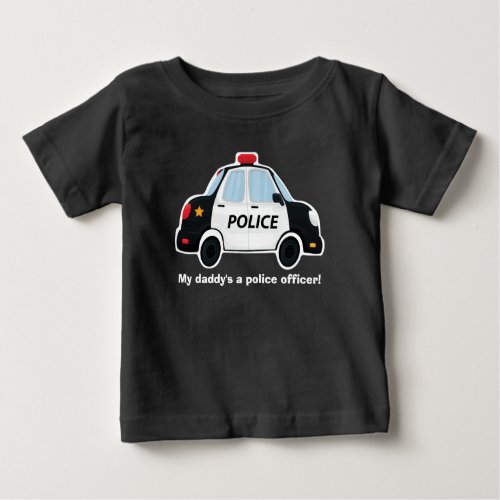 Cute Police Car T_Shirt _ Baby _ Toddler _ Kids