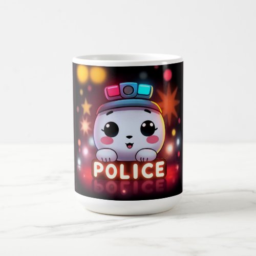 Cute Police Squad – Adorable Patrol Design Coffee Mug