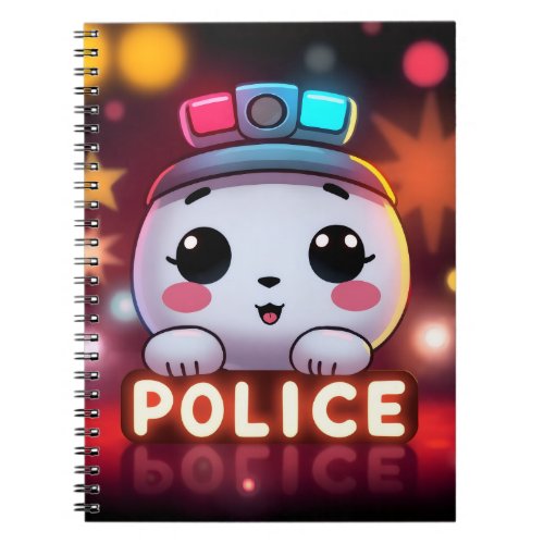 Cute Police Squad – Adorable Patrol Design Notebook
