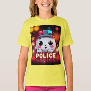 Cute Police Squad – Adorable Patrol Design T-Shirt