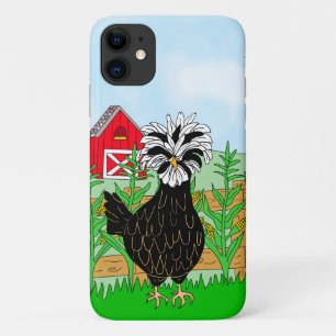 Cute Polish Chicken and Farm iPhone 11 Case