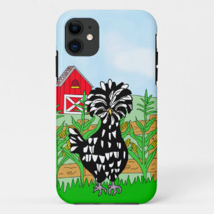Cute Polish Chicken and Farm iPhone 11 Case