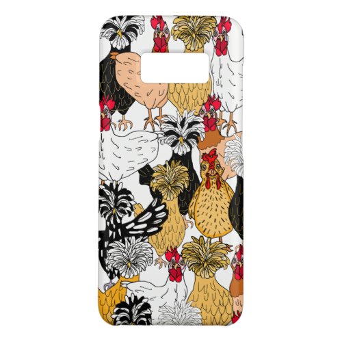 Cute Polish Chickens and Hens   Case_Mate Samsung Galaxy S8 Case