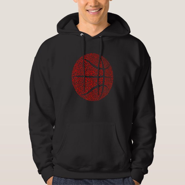 Cute Polka Dot Basketball  Player International Do Hoodie (Front)