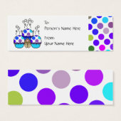cute polka dot cupcake (Front & Back)