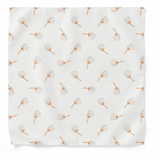 Cute Polka Dot Flower Pattern Bandana