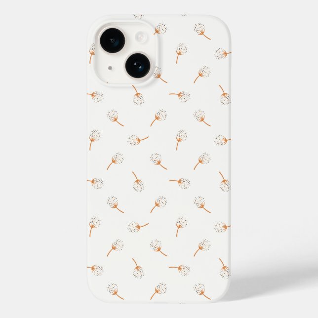 Cute Polka Dot Flower Pattern Case-Mate iPhone Case (Back)
