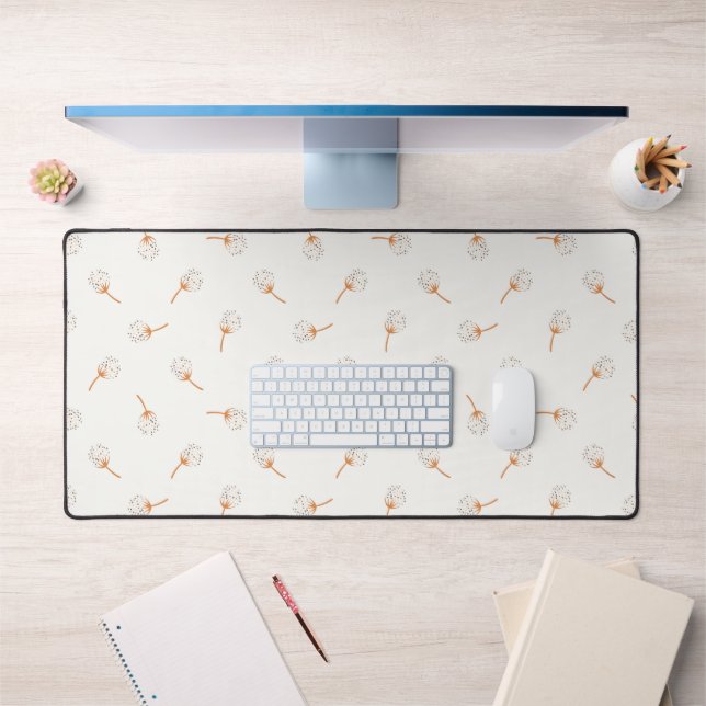 Cute Polka Dot Flower Pattern Desk Mat (Office 1)