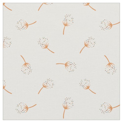 Cute Polka Dot Flower Pattern Fabric