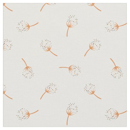 Cute Polka Dot Flower Pattern Fabric