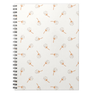 Cute Polka Dot Flower Pattern Notebook