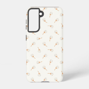 Cute Polka Dot Flower Pattern Samsung Galaxy S21 Case