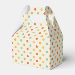 Cute Polka Dot Pattern Favor Boxes