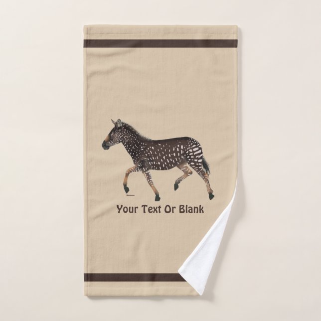 Cute Polka Dot Zebra Bath Towel Set (Hand Towel)