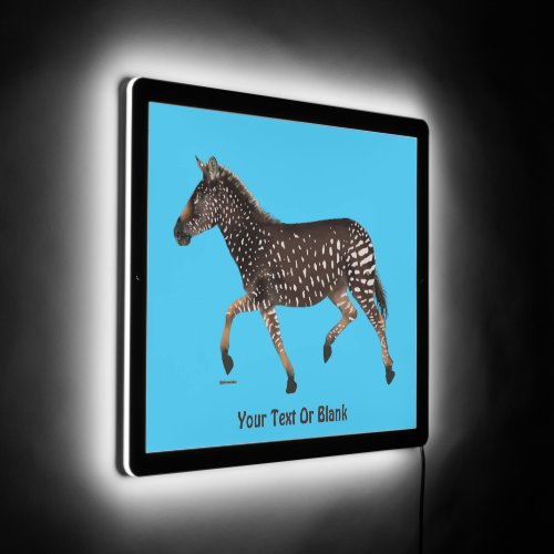 Cute Polka Dot Zebra LED Sign