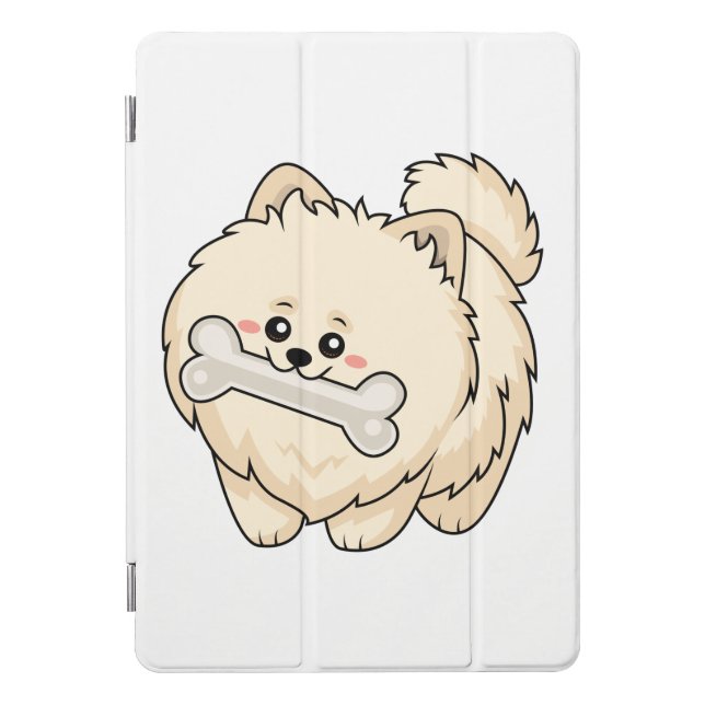 Cute Pomeranian Dog iPad Case (Front)