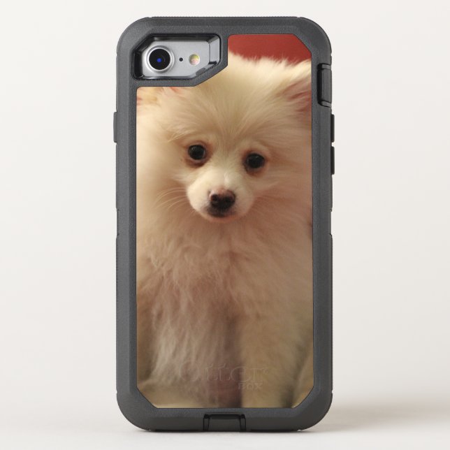 Cute Pomeranian Dog Otterbox iPhone Case (Back)