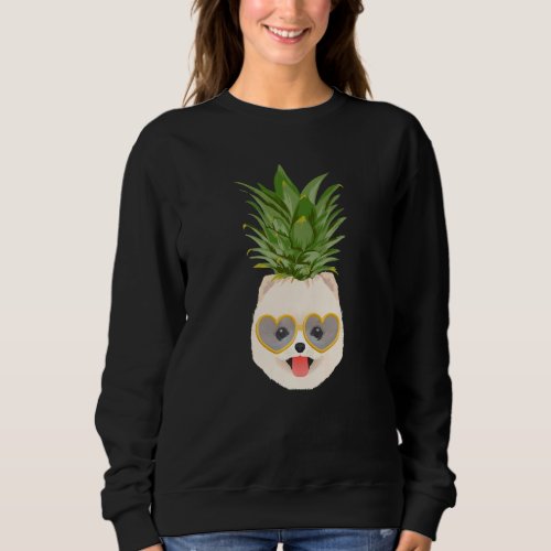 Cute Pomeranian Dog Pineapple Women Men Kids Pomer Sweatshirt