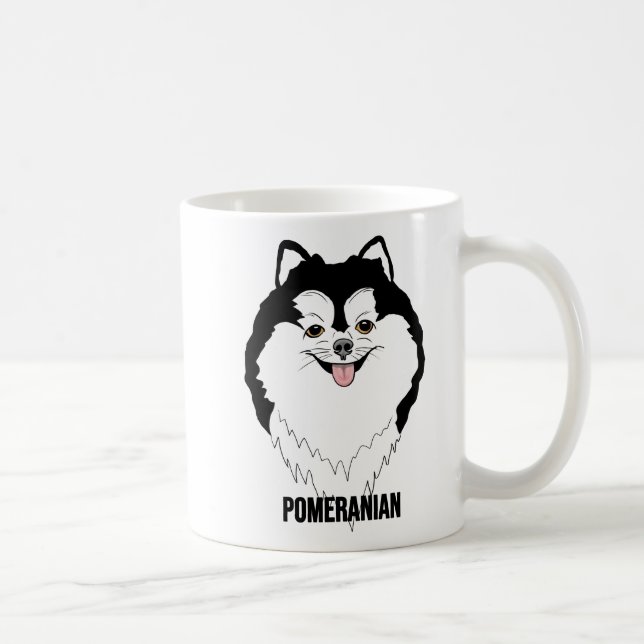Cute Pomeranian Mug – Adorable Dog Lover Gift (Right)