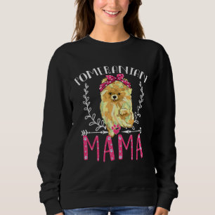 Cute Pomeranian  Pomeranian Mama  Womens Sweatshirt