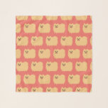 Cute Pomeranians Pattern | Pom Lover's Scarf<br><div class="desc">Pom Lover's Scarf. Tan Pomeranians.</div>