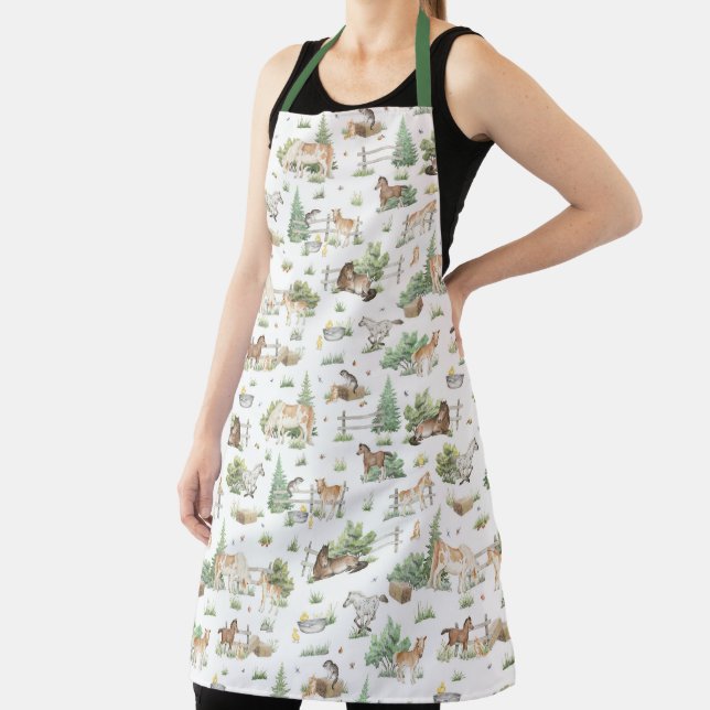 Cute Ponies Apron (Insitu)