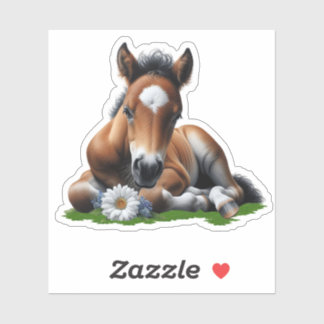 Cute Pony Foal Sticker