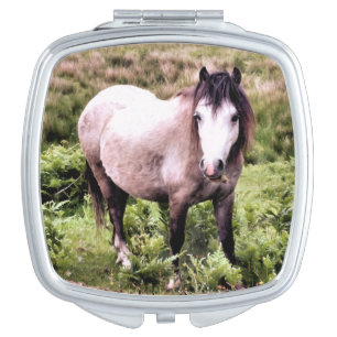 CUTE PONY MIRROR FOR MAKEUP