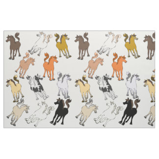 Cute Pony Mix Fabric