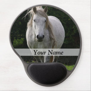 Cute pony photograph gel mouse pad