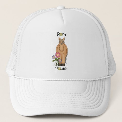 Cute Pony Power Horse Trucker Hat