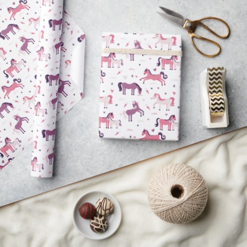 Cute Pony Wrapping Paper