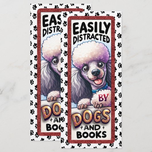 Cute Poodle Dog (Front/Back)