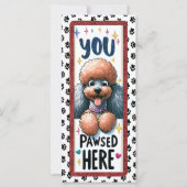 Cute Poodle Dog (Front)