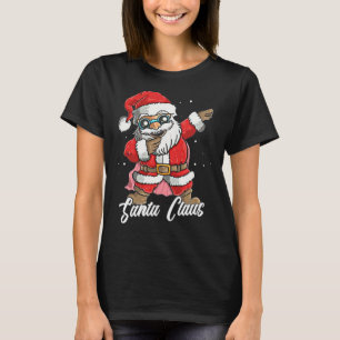 Cute Poodle Dog Disguising As A Santa Claus Doing T-Shirt