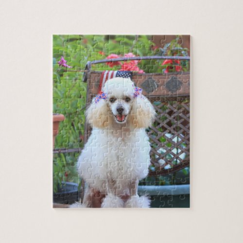 Cute Poodle Dog Jigsaw puzzle