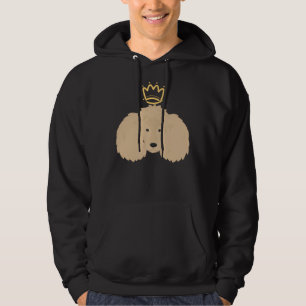 Cute Poodle Face Hoodie