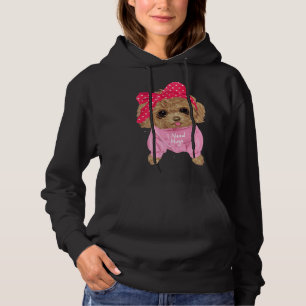 Cute poodle hoodie