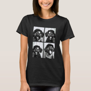 Cute Poodles with Snow Goggles and Scarf Funny Win T-Shirt