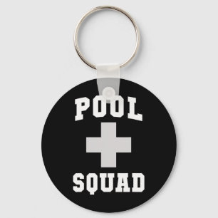 Cute Pool Squad Rescuer Dispatch Lifeguards Swim C Keychain