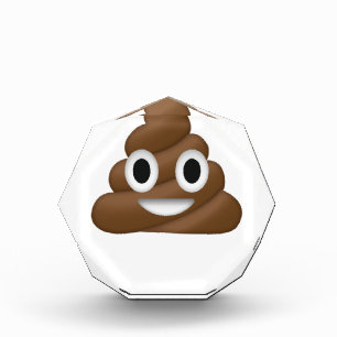Cute Poop Emoji Acrylic Award