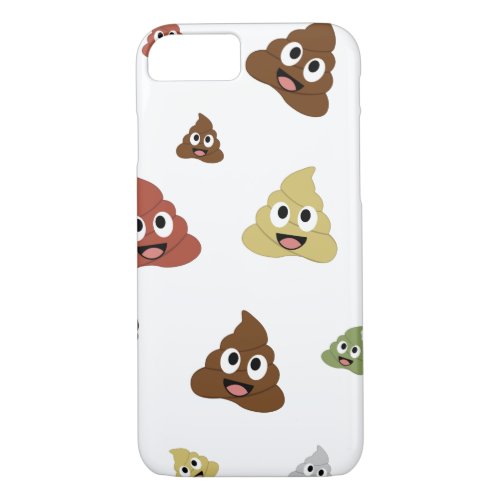 Cute Poop emoji funny gift ideas iPhone 87 Case