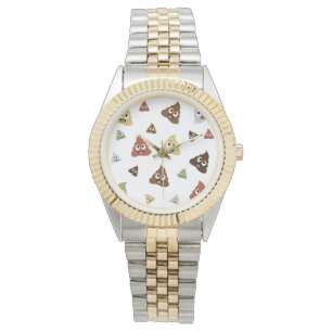 Cute Poop emoji funny stone Watch