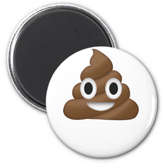 Cute Poop Emoji Magnet | Zazzle.com