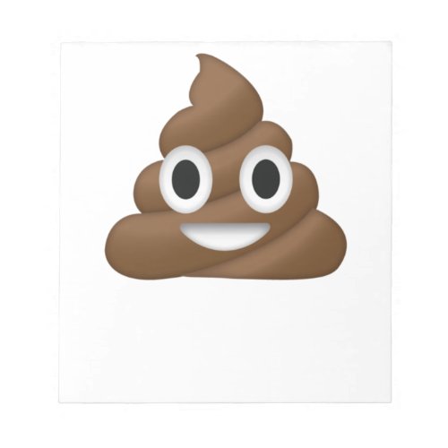 Cute Poop Emoji Notepad