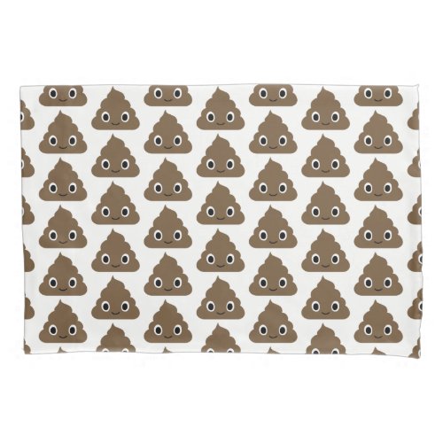 Cute Poop Pattern _ Adorable Piles of Doo Doo Pillow Case