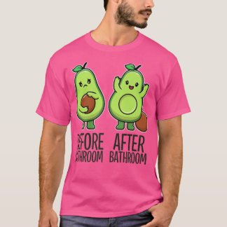 Cute Pooping Avocado For Men Women, Vegan, Poop 28 T-Shirt