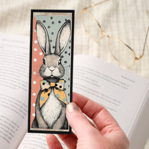 Cute Pop Art Bunny Bookmarks